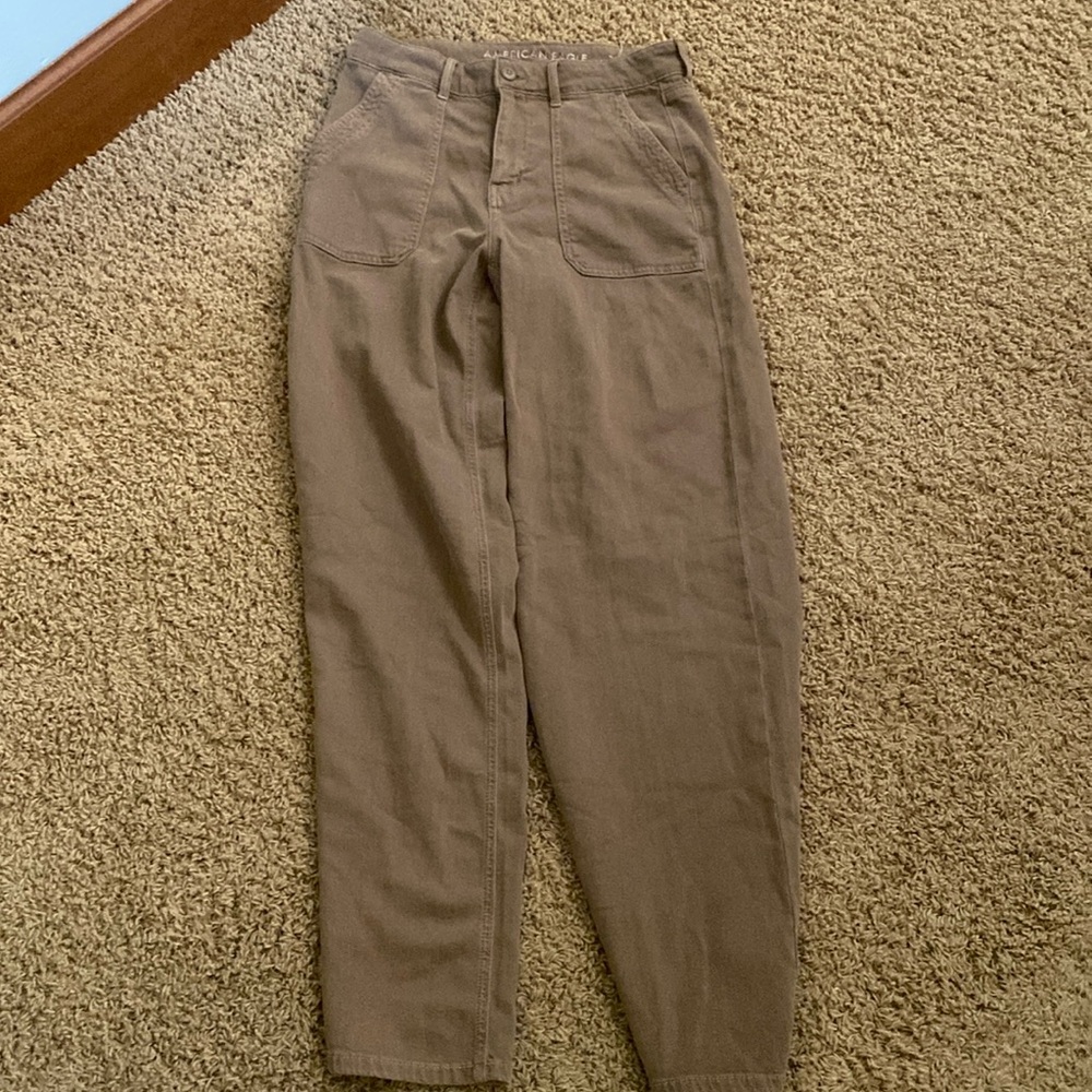 American Eagle super hi rise baggy wide leg jeans